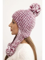 Dámská čepice ušanka Emma K343 fialová