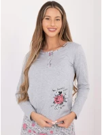 Pyžamo DU PI FP 006.02 sivé