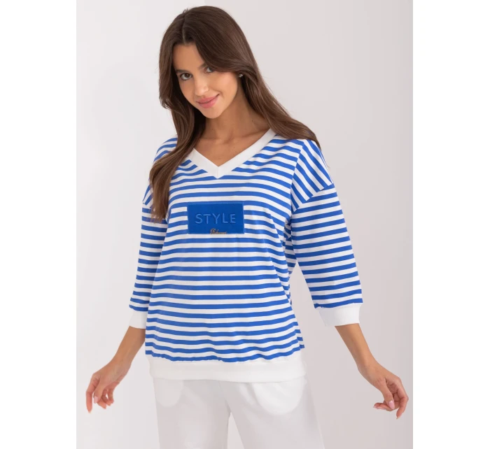 Blúzka RV BZ 9579.70 kobaltovo modrá Blúzka RV BZ 9579.70 kobaltovo modrá