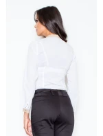 Košeľa Lenora M157 biela - Figl Košeľa Lenora M157 biela - Figl