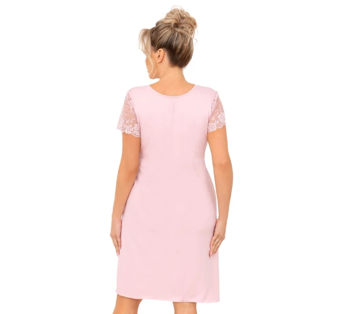 Noční košile Livia Plus Powder Pink - Donna