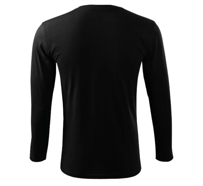 Tričko s dlhým rukávom unisex čierne