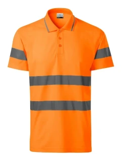 HV Runway polokošile unisex fluorescenční oranžová