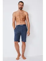 Pánske pyžamové šortky 500755H B90 tm. modrá s tukanom - Jockey Pánske pyžamové šortky 500755H B90 tm. modrá s tukanom - Jockey