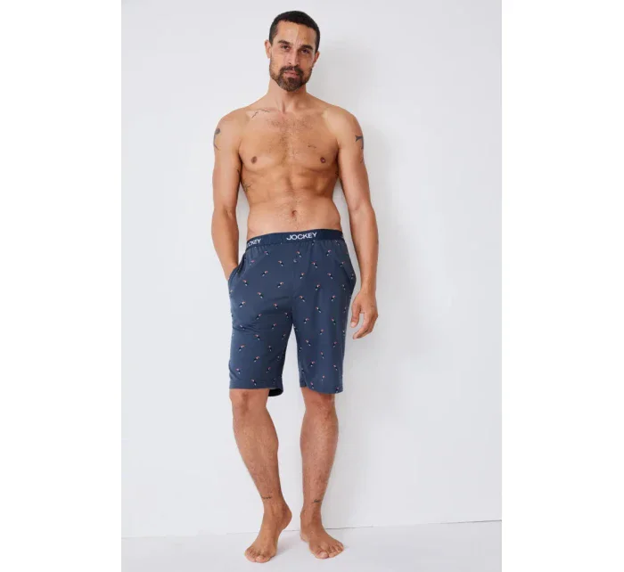 Pánske pyžamové šortky 500755H B90 tm. modrá s tukanom - Jockey Pánske pyžamové šortky 500755H B90 tm. modrá s tukanom - Jockey
