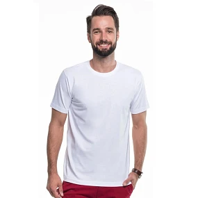 Pánske prémiové tričko 21185-20 white - PROMOSTARS