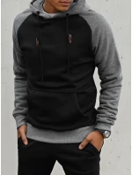 Pánská černá mikina model 21966958 - Dstreet Pánská černá mikina model 21966958 - Dstreet