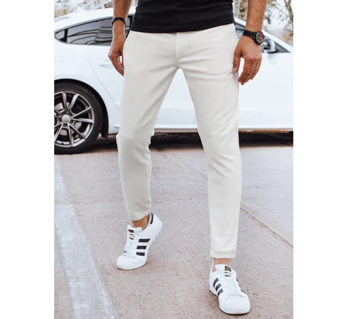 Pánské kalhoty Dstreet v barvě ecru model 21975604 - FashionStreet Pánské kalhoty Dstreet v barvě ecru model 21975604 - FashionStreet