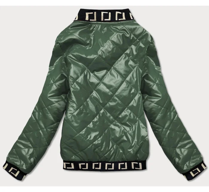 Zelená dámská bunda bomber model 17110228 - S'WEST