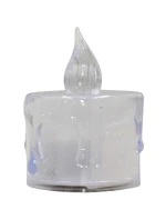 Dekoratívna sviečka 3,6x5 cm zdobená LED