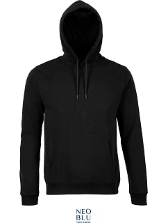 Men Pánská mikina s kapucí deep black model 22500486 - NEOBLU
