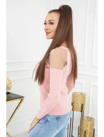 Eliza Tulle MCY02679 Sveter Flamingo - Vittoria Ventini