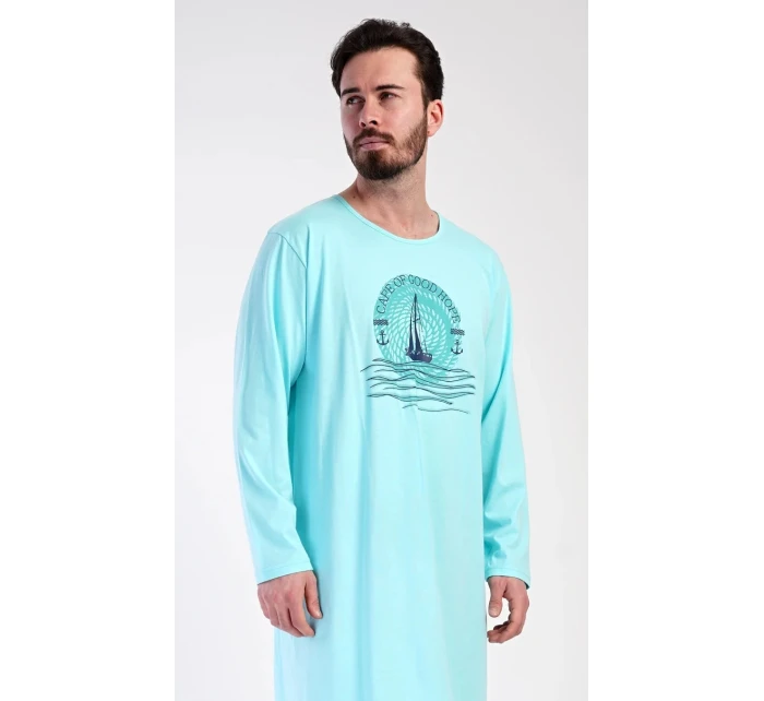 Pánská noční košile s dlouhým rukávem model 21822084 - Vienetta