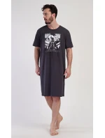 Pánska nočná košeľa s krátkym rukávom Mountain