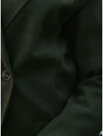 Dámský oversize dlouhý olivový kabát Dstreet model 21981930 - FashionStreet