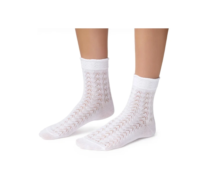 Ponožky model 22021274 Ažurové 3540 - Steven