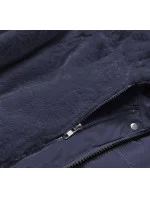 CIEPŁA KURTKA ZIMOWA DAMSKA GRANATOWA model 21243816 - MHM