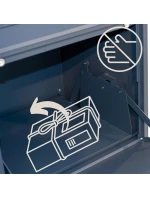 KURIÉRSKA POŠTOVÁ SCHRÁNKA 2V1 STOJACA 38X41X102CM 1068749