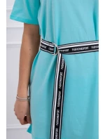 Šaty s ozdobným pásikom mint Šaty s ozdobným pásikom mint