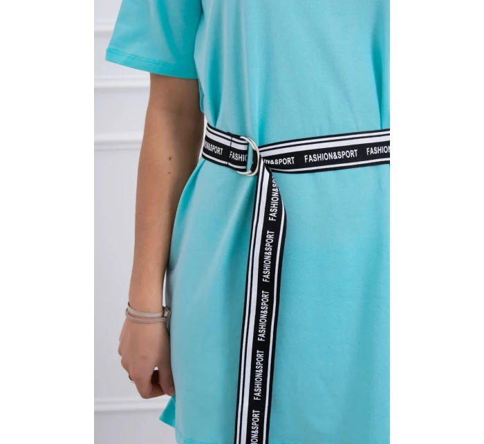 Šaty s ozdobným pásikom mint Šaty s ozdobným pásikom mint