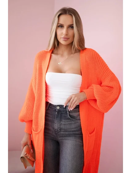 Oranžový dlhý sveter