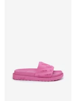 Klapki Damskie Na Platformie Big Star RR274A541 Różowe Klapki Damskie Na Platformie Big Star RR274A541 Różowe