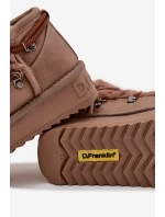 Śniegowce Dziecięce Młodzieżowe Z Futerkiem D.Franklin DFSH370011 Brązowe