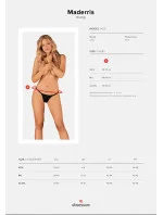 Zvodné tangá Maderris thong - Obsessive