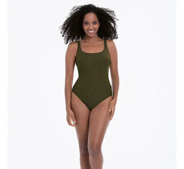 Dámske jednodielne plavky M3 7738 807 olive - Anita