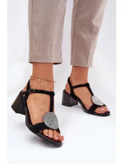 Sandále na podpätku model 211368 Krok vo veľkom štýle