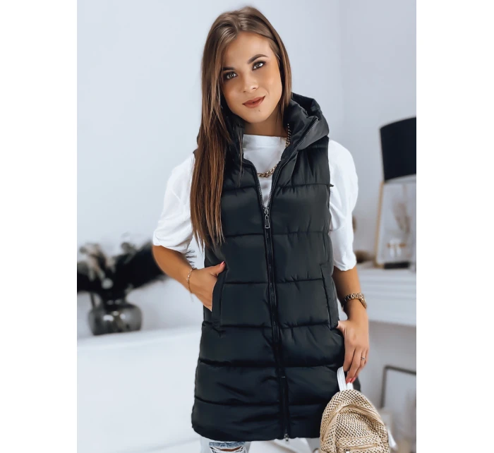 Dámská prošívaná vesta černá Dstreet model 21966262 - FashionStreet Dámská prošívaná vesta černá Dstreet model 21966262 - FashionStreet