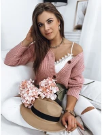 Dámský svetr růžový Dstreet model 21967008 - FashionStreet