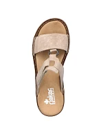 Pohodlné žabky W model 22050680 beige - Rieker