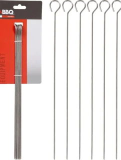 ŠPAJLE NA ŠPÍZY 6KS DĹŽKA 35,5CM NEREZOVÁ OCEĽ