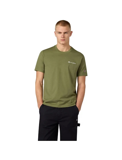 Pánské tričko SS Tee olive  pánské model 22121715 - CHAMPION
