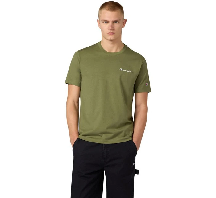 Pánské tričko SS Tee olive  pánské model 22121715 - CHAMPION
