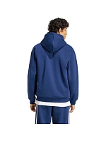 Pánska mikina adidas Essentials 3-Stripes Fleece Full-Zip Hoodie, tmavomodrá KY4144