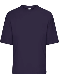 Těžké bio oversize tričko 02. deep purple model 22446096 - Daiber