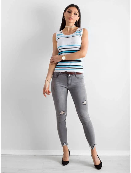 Dámsky top AT TP 5038.28P biely a modrý Dámsky top AT TP 5038.28P biely a modrý