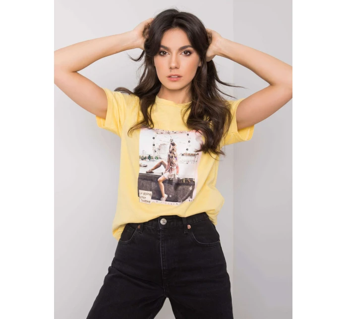 Tričko PM TS SS21TX41.20 žltá Tričko PM TS SS21TX41.20 žltá