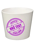Biely keramický kvetináč – najlepší xx SINCE xx – veľký Biely keramický kvetináč – najlepší xx SINCE xx – veľký