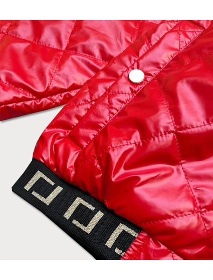 Červená dámská bunda bomber model 17110222 - S'WEST