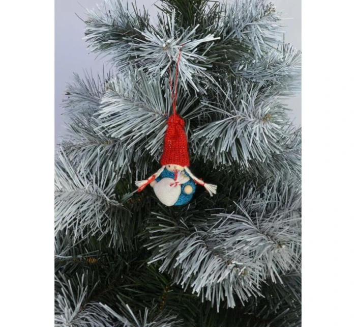 DEKORATÍVNA BÁBIKA S TAŠKOU MODRÉ DIEVČA 7,5 CM