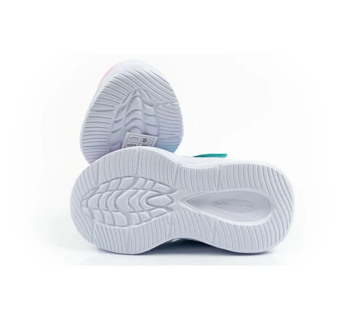 Skechers Color Breeze LED dětská sportovní obuv pro dívky tyrkysová