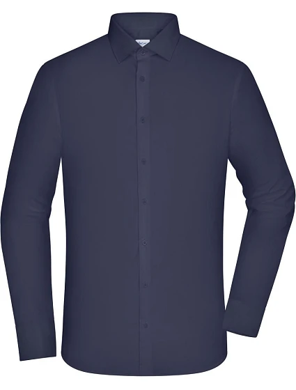 JN Popelínová košile slim fit s dlouhým rukávem 02. navy model 22445811 - Daiber JN Popelínová košile slim fit s dlouhým rukávem 02. navy model 22445811 - Daiber