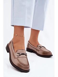 Kožené dámské model 22074706 Béžové - VINCEZA