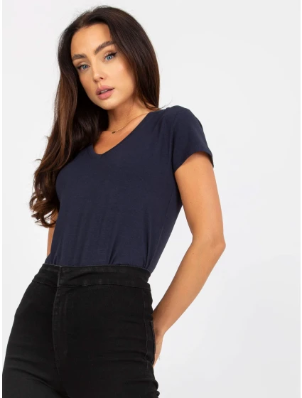 Tričko B model 17528110 tmavě modrá - FPrice Tričko B model 17528110 tmavě modrá - FPrice