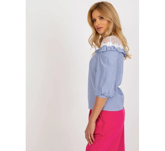 Bluzka LK BZ model 18605120 biało niebieski - FPrice