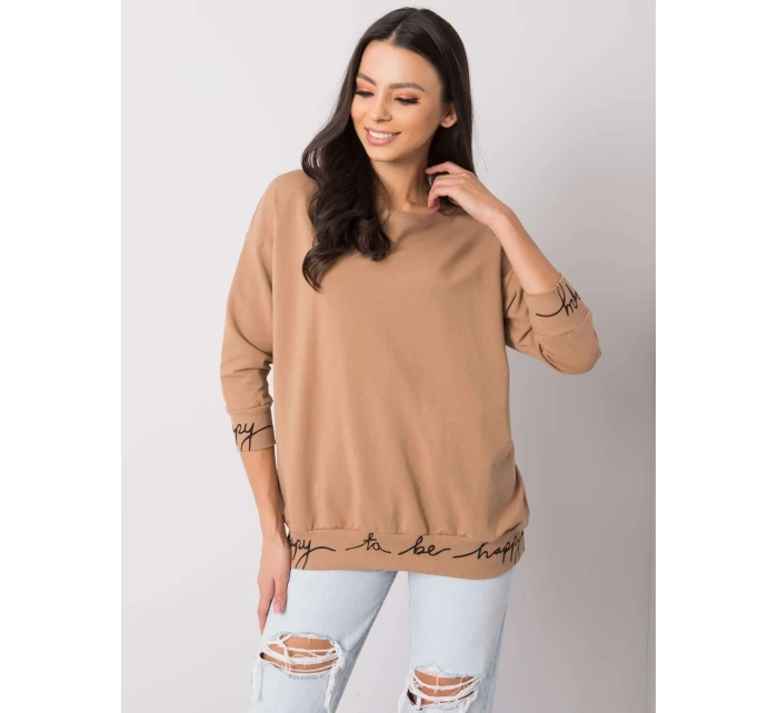 Mikina RV BL 5978.06P ťava Mikina RV BL 5978.06P ťava