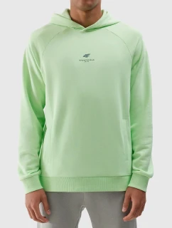 Pánska mikina s kapucňou z organickej bavlny 4F - svetlozelená
